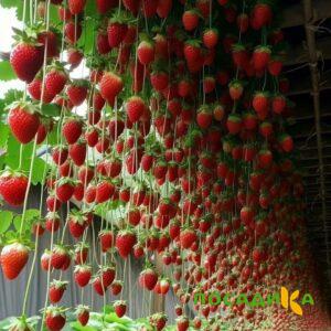 Клубника ампельная Анастасия купить по цене от 370р. в интернет-магазине «Посадика» с доставкой почтой в в Саратове и по всей России – [изображение №1].
