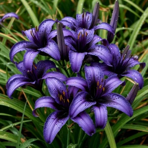 Лилейник Блю Айрис купить по цене от 324р. в интернет-магазине «Посадика» с доставкой почтой в в Саратове и по всей России – [изображение №1].